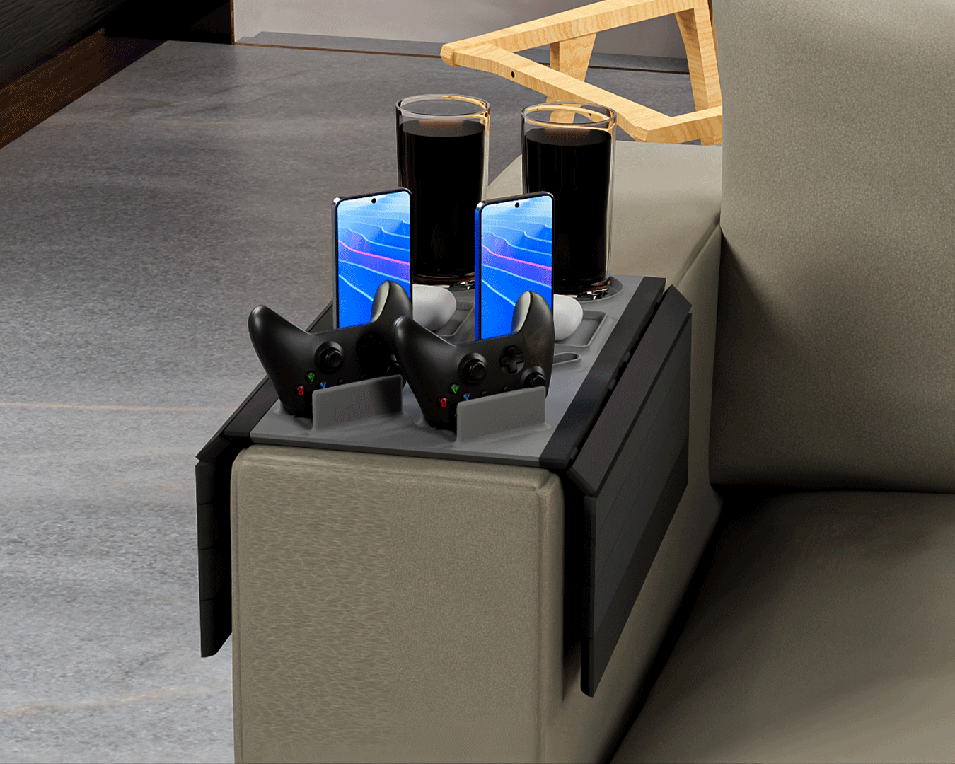Couch Co-op - Couch Arm Tray