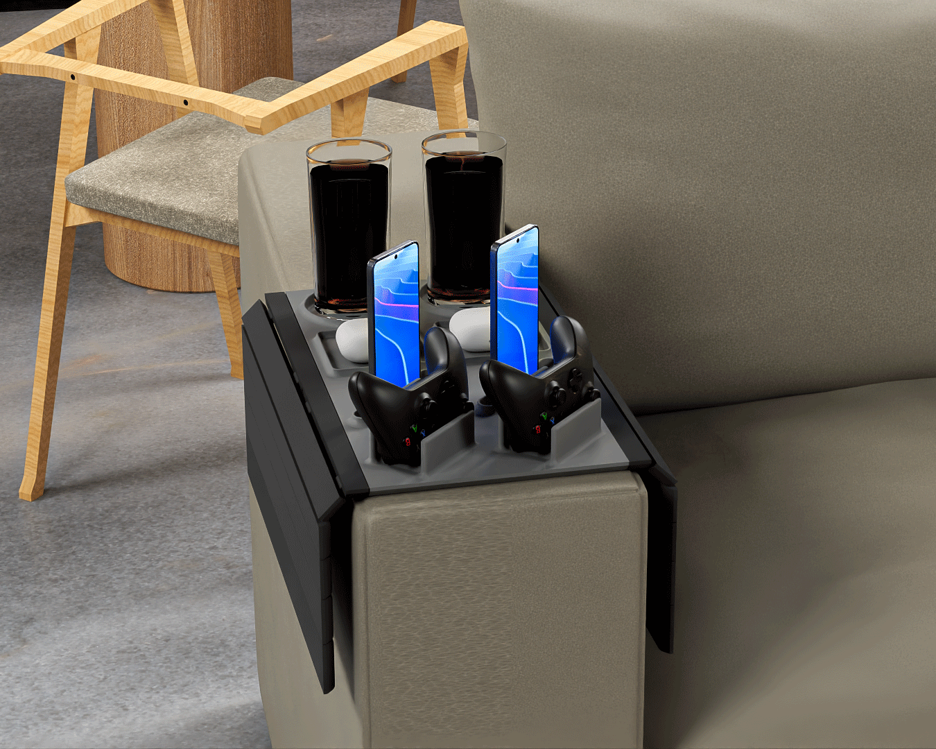 Couch Co-op - Couch Arm Tray