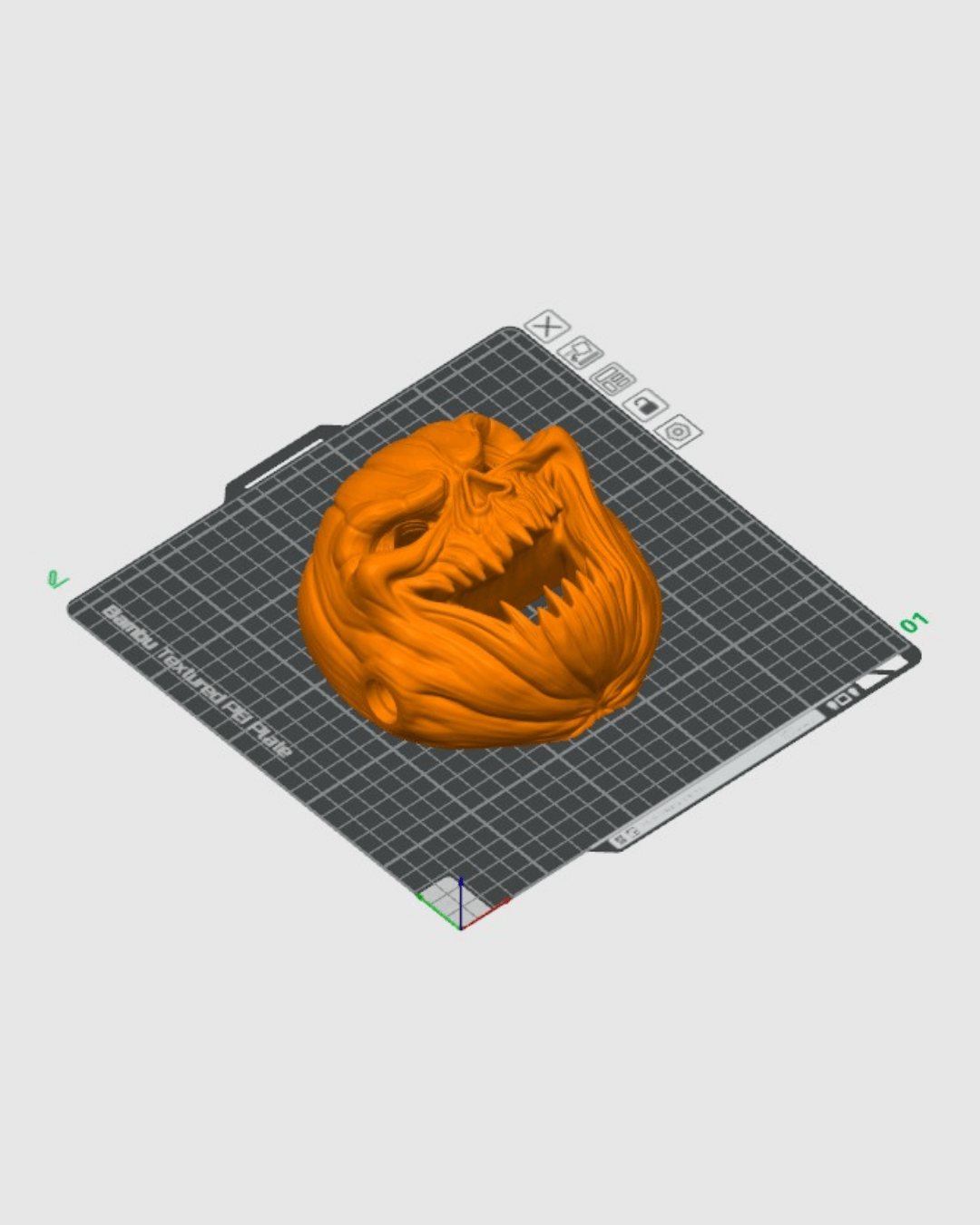π Hallowed Hush β Pumpkin Door Knocker Model