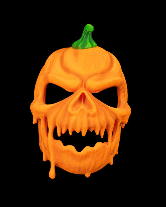 🎃 Carved in Fear – Pumpkin Skull Mask