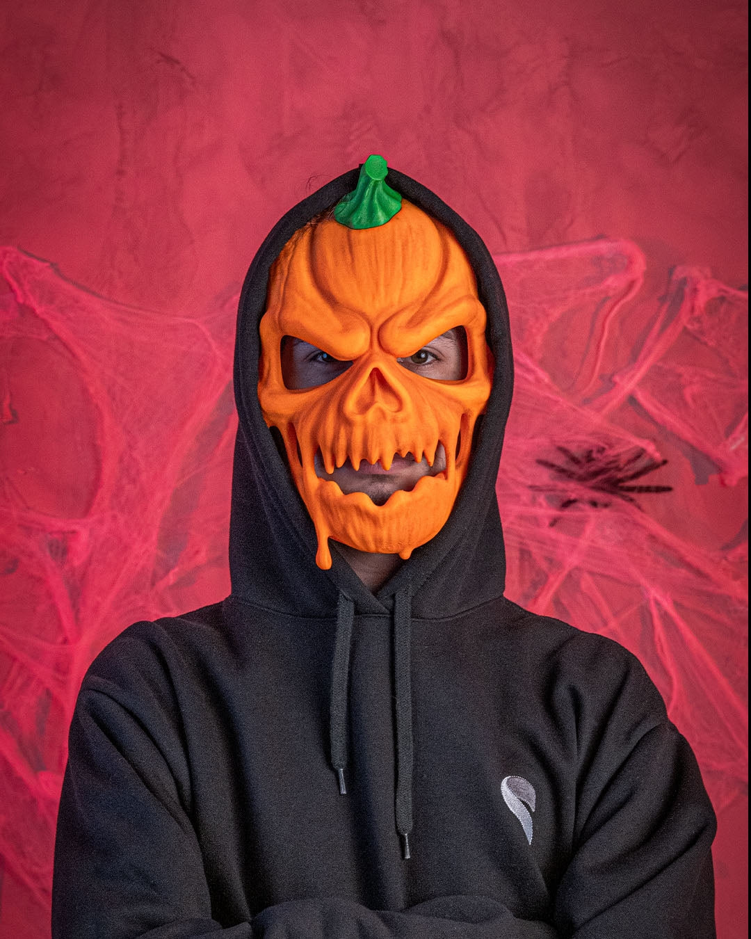 🎃 Carved in Fear – Pumpkin Skull Mask