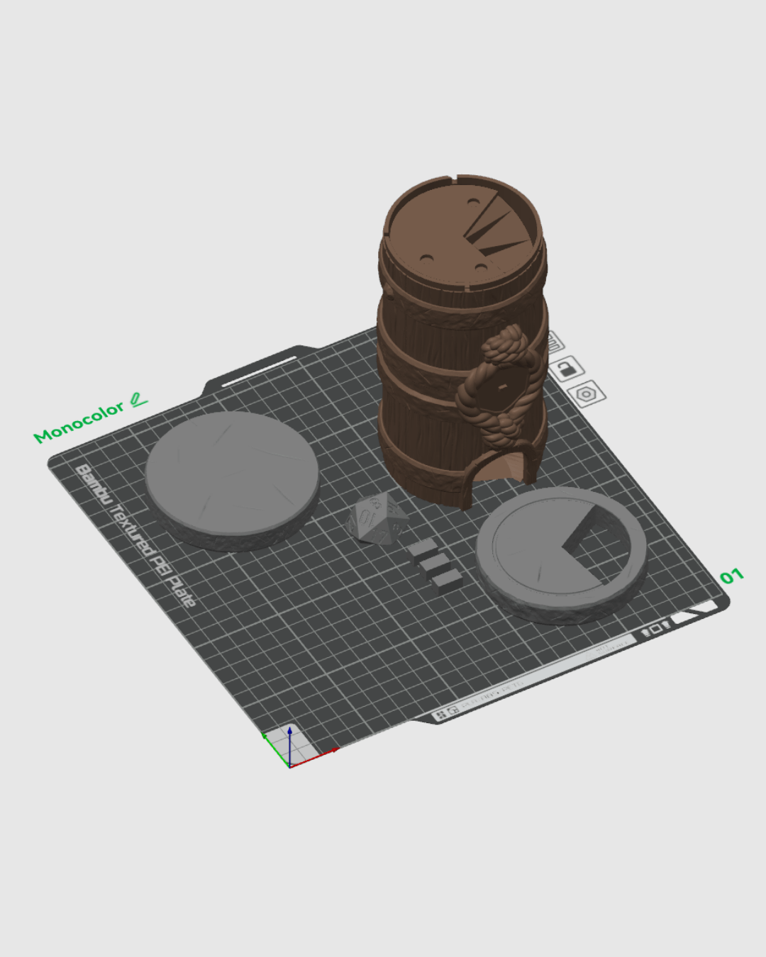 Keg of Fate - Dice Tower & Box