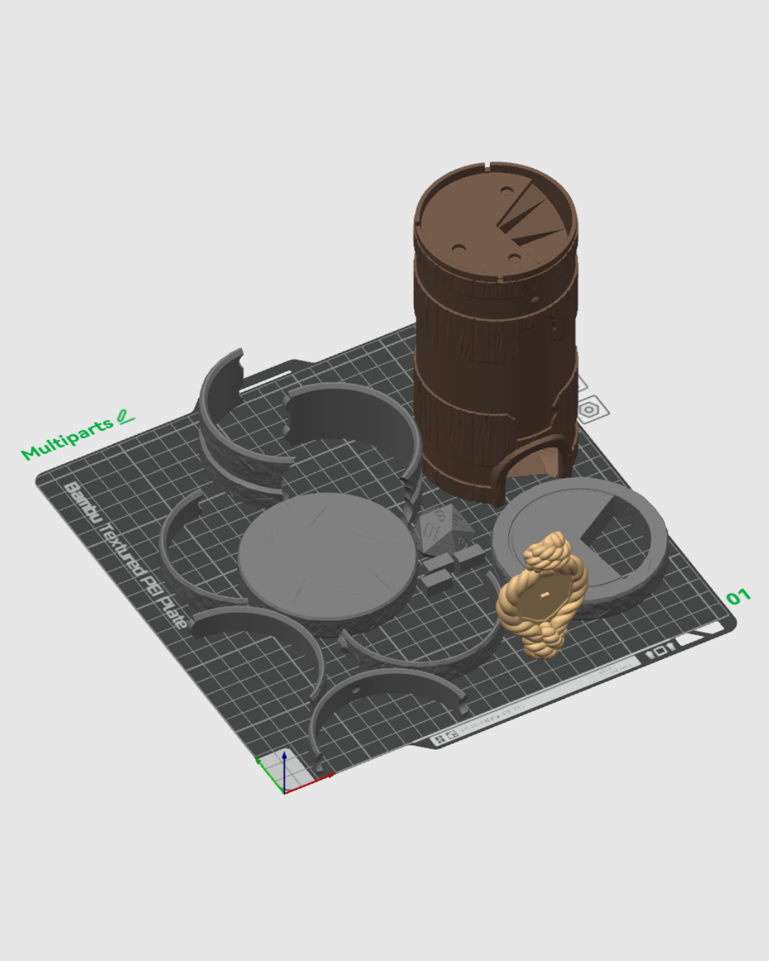 Keg of Fate - Dice Tower & Box