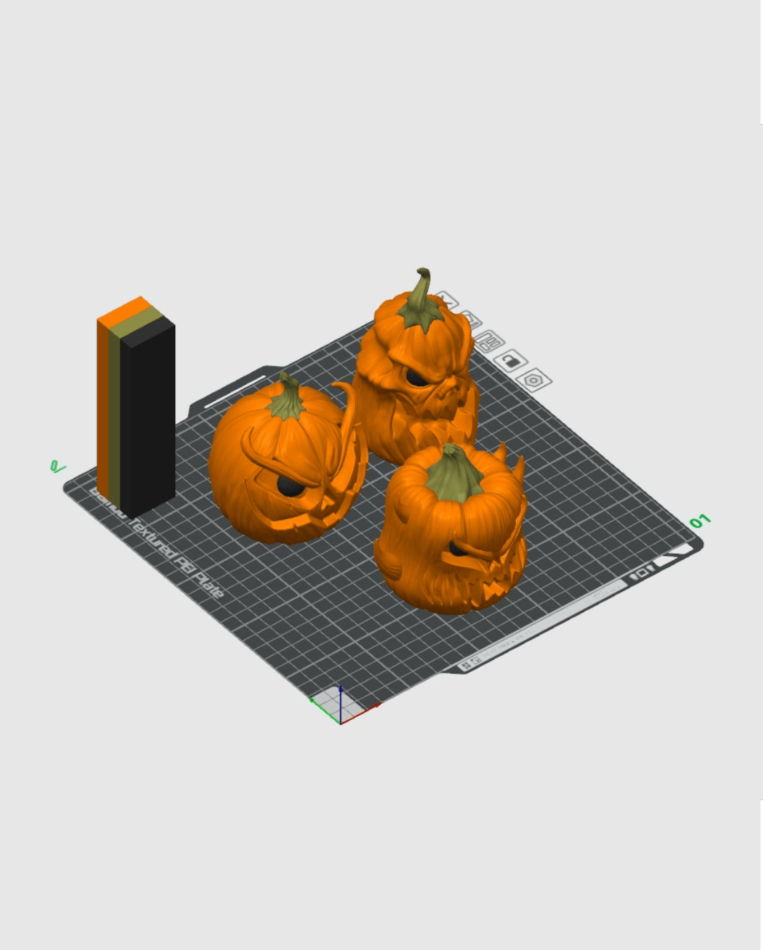 🎃 Pumpgrin Trio – Pumpkin Monster Models